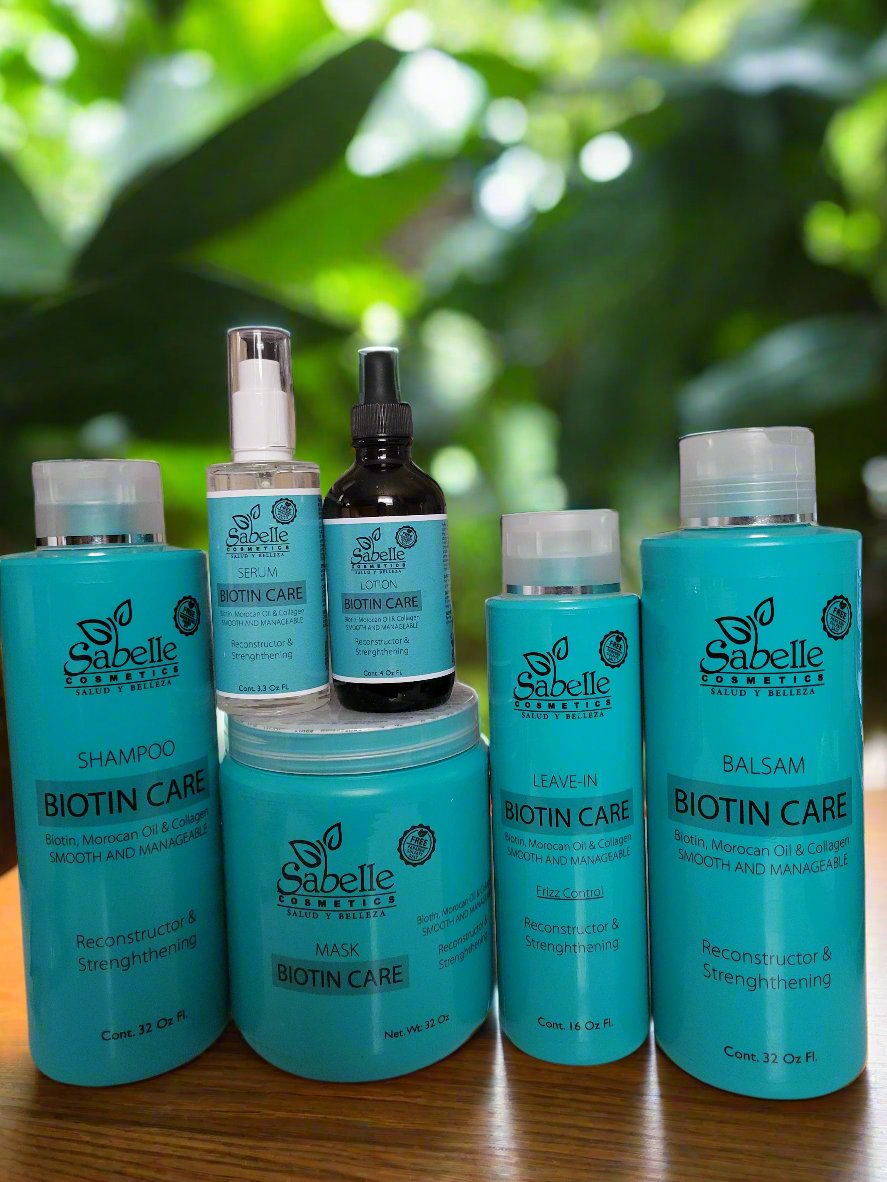 Biotin, Moroccan & Collagen 6-Step Hair Care Kit