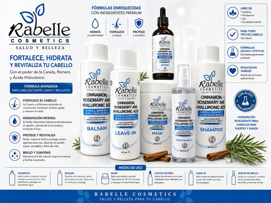 Cinnamon, Rosemary & Hyaluronic Acid 6-Step Hair Care Kit