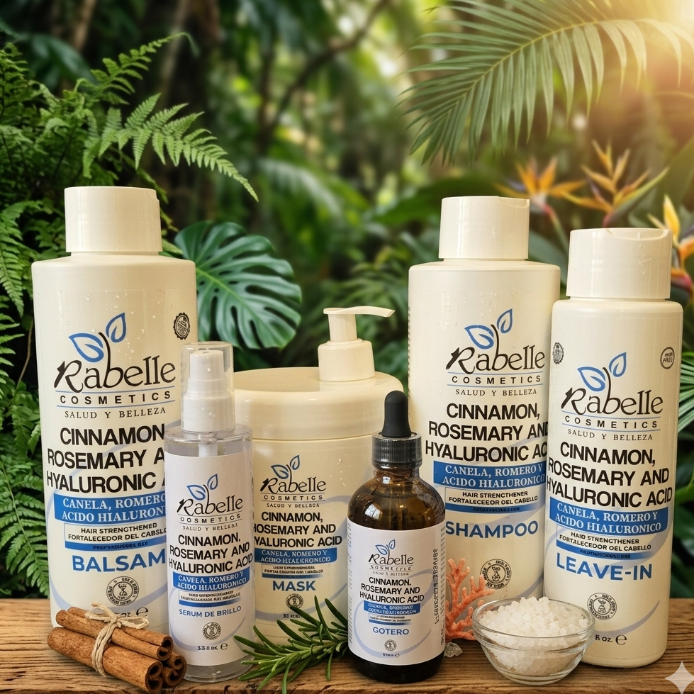 Cinnamon, Rosemary & Hyaluronic Acid 6-Step Hair Care Kit