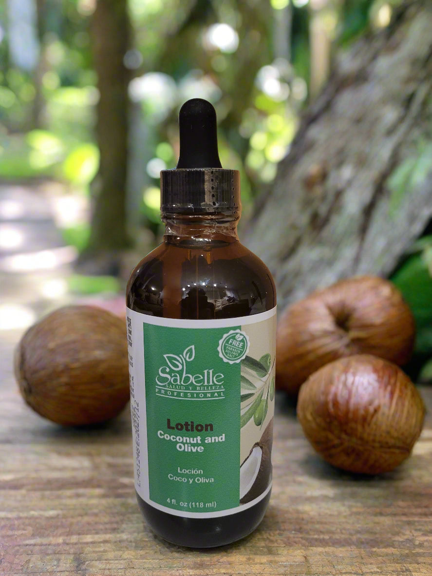 4 Fl oz Lotion with coconut and olive by Sabelle Cosmetics