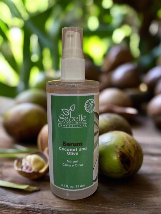 3.3 Fl oz Hair Serum with Coconut and Olive by Sabelle Cosmetics