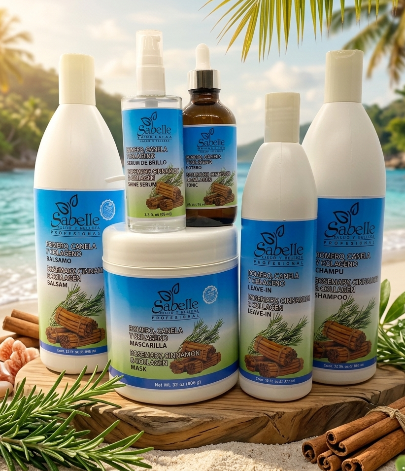 Rosemary, Cinnamon & Collagen 6-Step Hair Care Kit