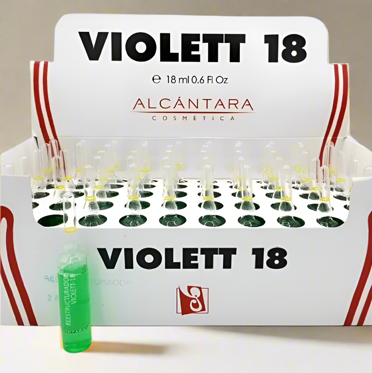 Violet 18 Restructuring Ampoules 50 Units | Alcantara Cosmetica