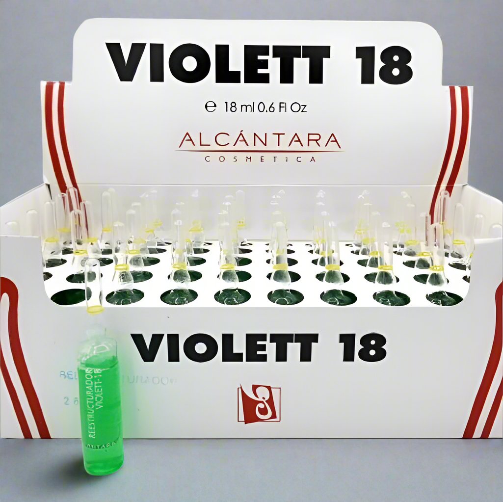 Violet 18 Restructuring Ampoules 50 Units | Alcantara Cosmetica