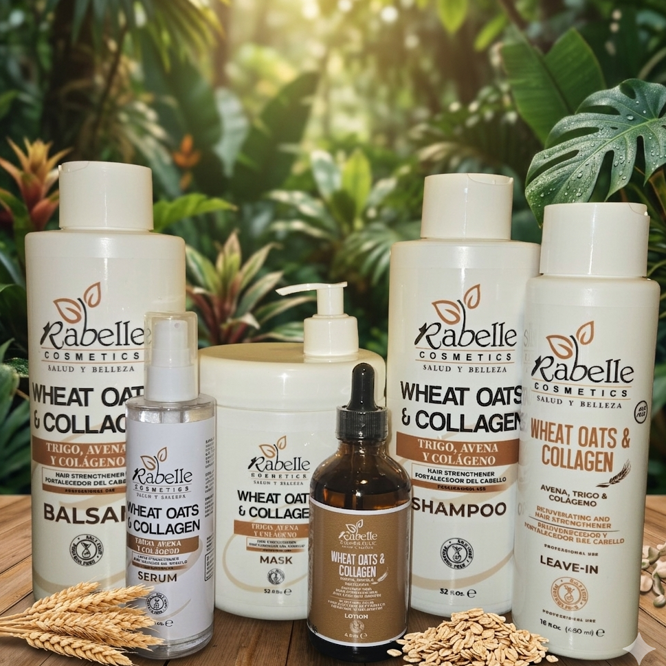 Wheat, Oats & Collagen 6-Step Hair Care Kit