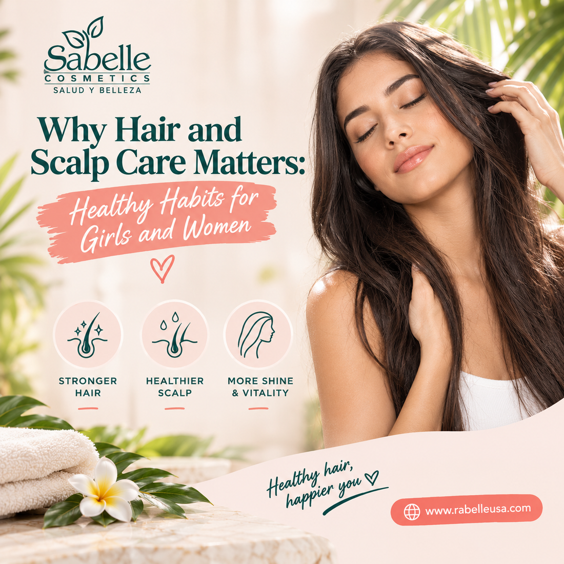Why Hair and Scalp Care Matters: Healthy Habits for Girls and Women