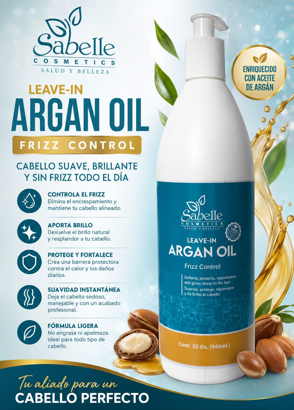 Argan Oil Leave-In 32 Fl. Oz