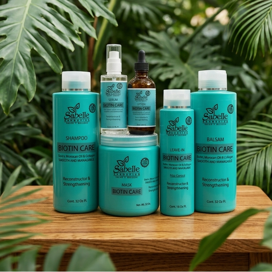 Biotin, Moroccan & Collagen 6-Step Hair Care Kit