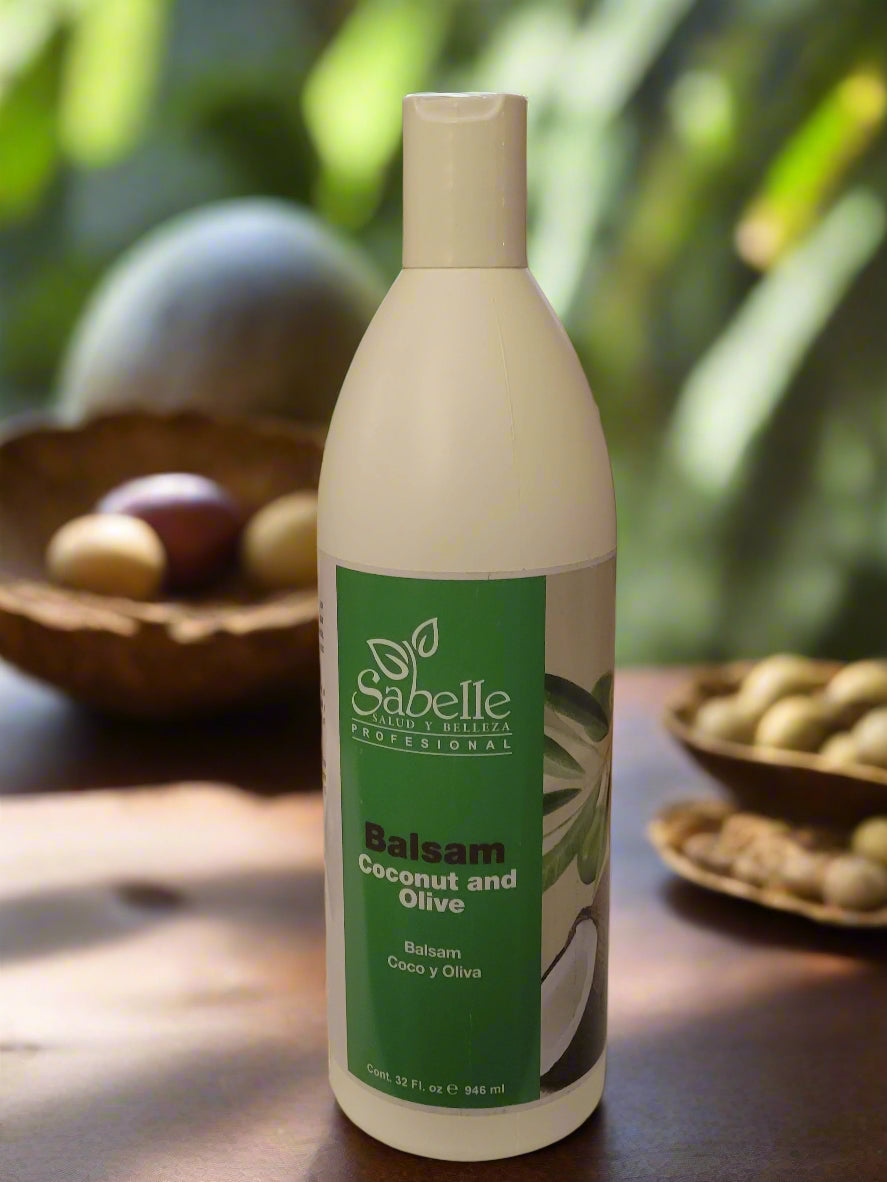 32 Fl oz Balsam (Conditioner) with Coconut and Olive by Sabelle Cosmetics