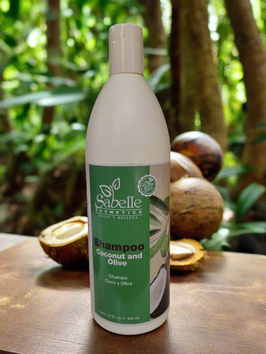 32 Fl oz Shampoo with Coconut and Olive by Sabelle Cosmetics