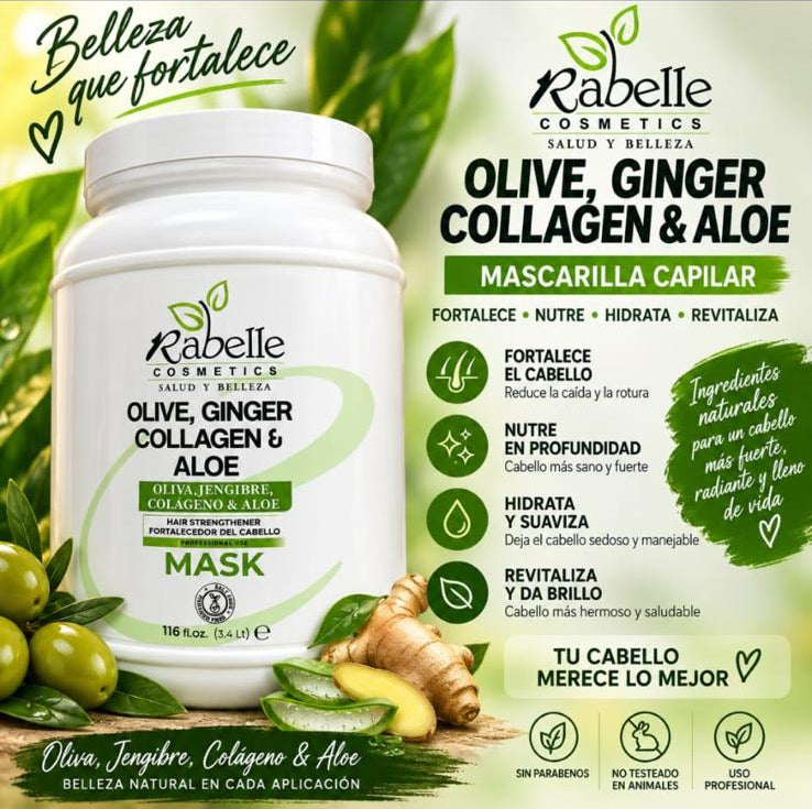 COMMING SOON: Olive, Ginger, Collagen & Aloe Mask 116 oz