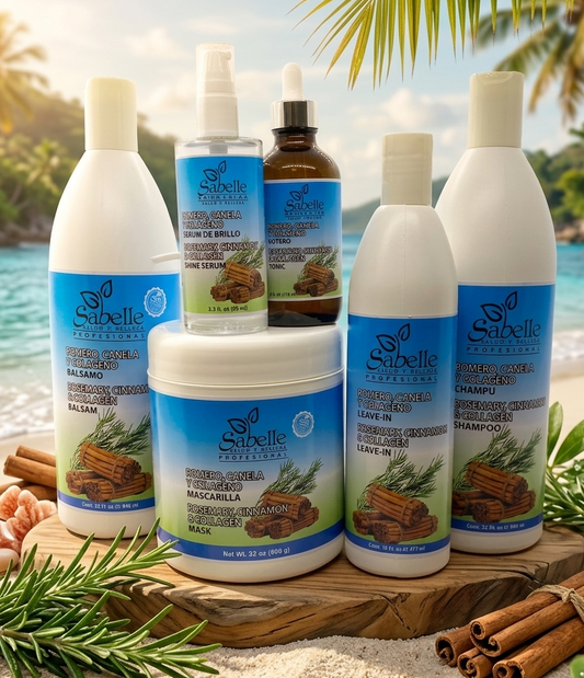 Rosemary, Cinnamon & Collagen 6-Step Hair Care Kit