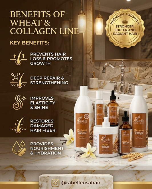 Wheat and Collagen 6-Step Hair Care Kit 32oz